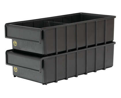 Ящик пластиковый Практик ESD 400x185x100 Ящик пластиковый Практик ESD 400x185x100